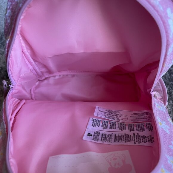 Disney Store Minnie Mouse Pink Daisy Flower Backpack w/ Sequin Bow - Picture 9 of 9